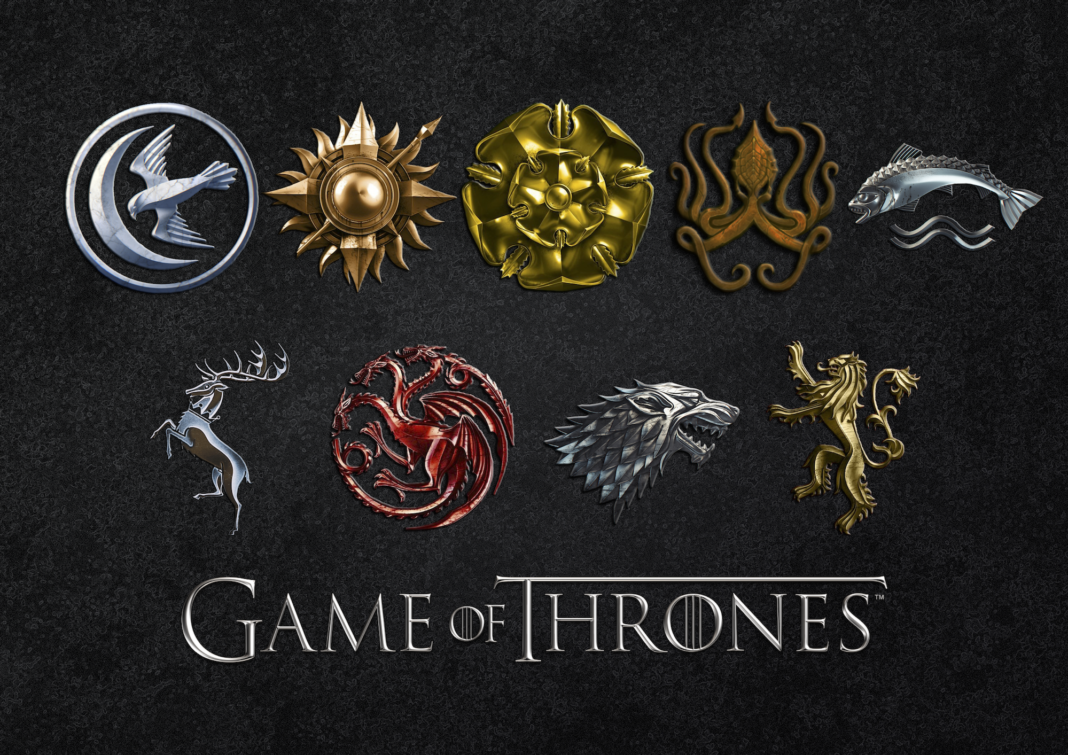 game of thrones houses