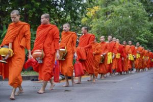 Why Buddhist Monks Wear Orange Robes