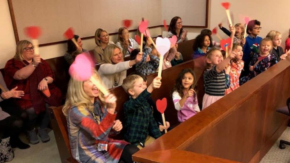 Kindergartner Invites All His Adorable Friends To Witness His Adoption
