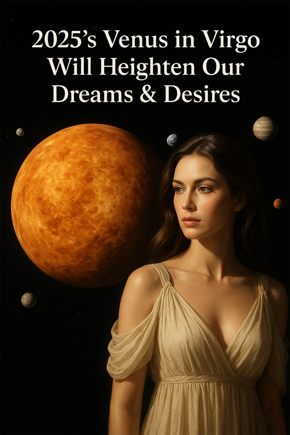2025’s Venus in Virgo Will Heighten Our Dreams & Desires... AI Page Img...