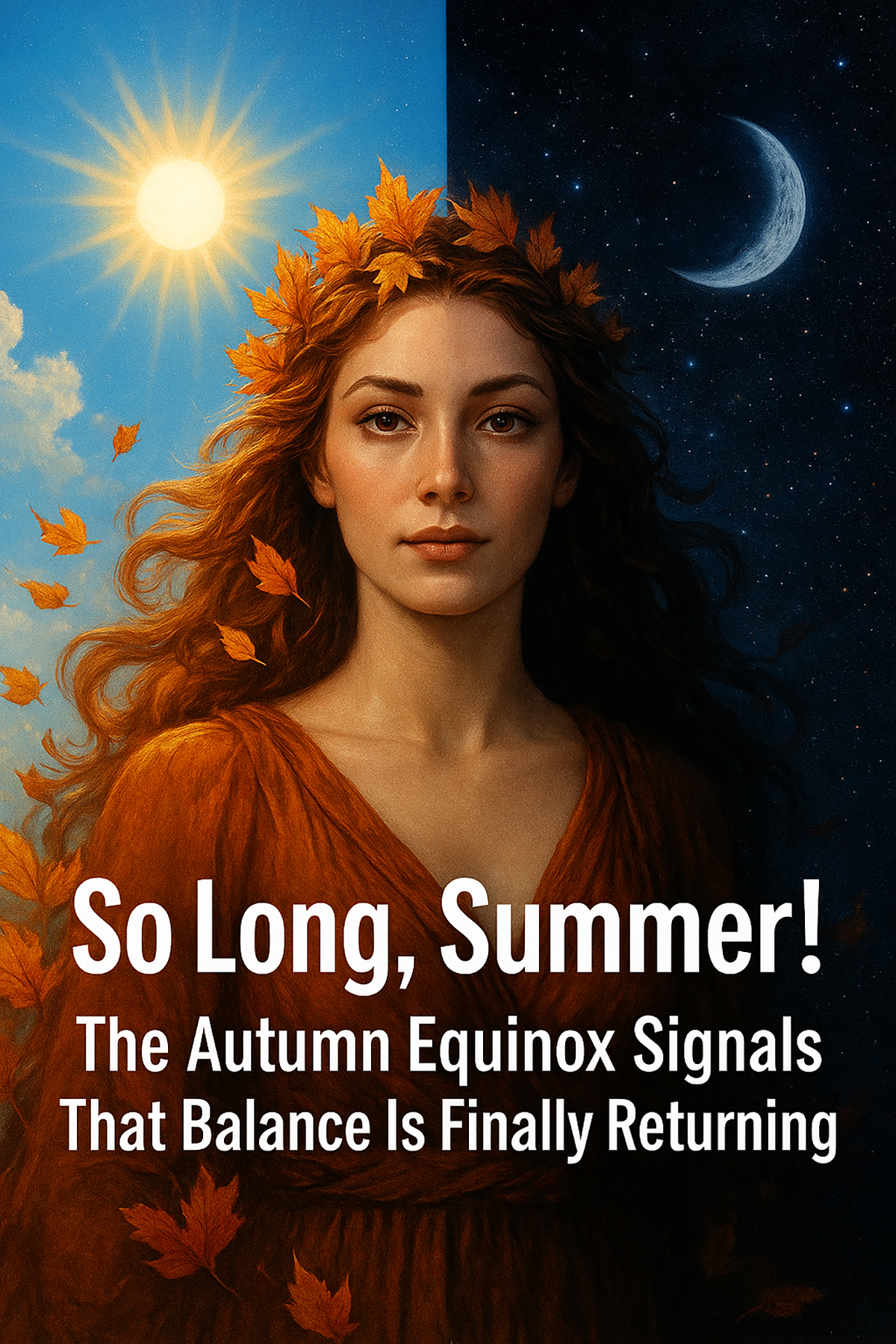 So Long, Summer The Autumn Equinox Signals That Balance Is Finally Returning... AI Page Img...
